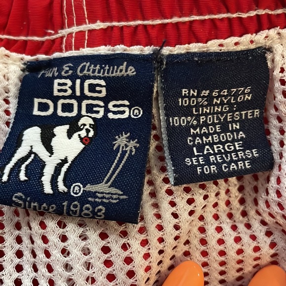 Excellent condition BIG DOGS swim trunks - Picture 3 of 4